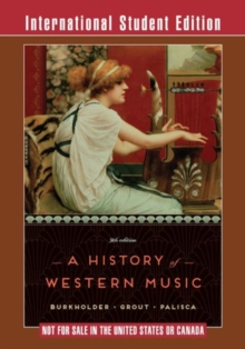 Image for A history of Western music