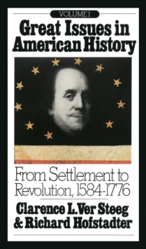 Image for Great Issues in American History, Vol. I