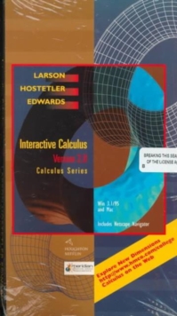 Image for Interactive CD-ROM 2.O (P-15) for Larson/Hostetler/Edwards' Calculus, 6th