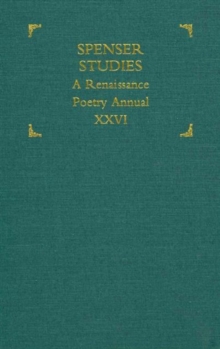 Spenser Studies: A Renaissance Poetry Annual