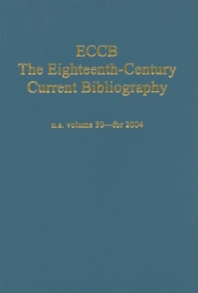 Image for ECCB v. 30; 2004 : The Eighteenth-century Current Bibliography