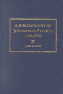 Image for A Bibliography of Johnsonian Studies, 1986-1998