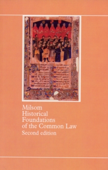 Image for Historical Foundations of the Common Law