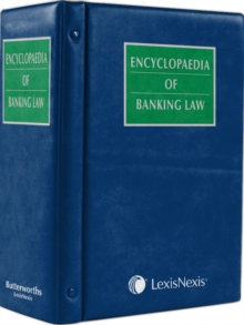 Image for Encyclopaedia of Banking Law