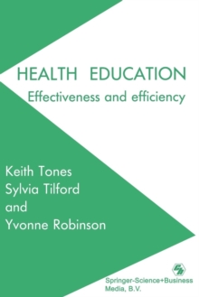 Image for Health Education : Effectiveness and efficiency