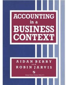 Image for Accounting in a Business Context