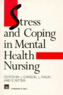 Image for Stress and coping in mental health nursing