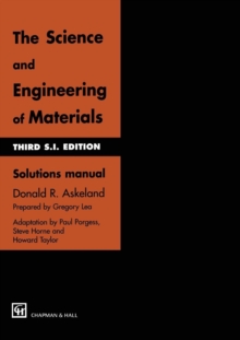 Image for The Science and Engineering of Materials : Solutions manual