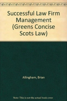 Image for Successful Law Firm Management
