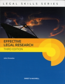 Image for Effective legal research