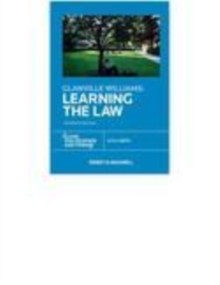 Image for Glanville Williams: Learning the Law