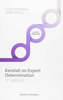 Image for Kendall on expert determination