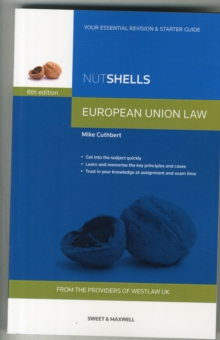 Image for Nutshells European Union Law
