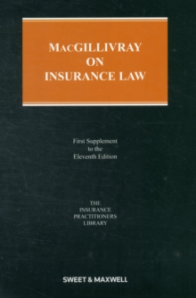 Image for MacGillivray on insurance law  : relating to all risks other than marine: First supplement to the eleventh edition