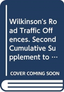 Image for Wilkinson's Road Traffic Offences