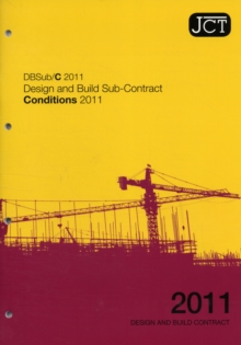 Image for Design and build sub-contract conditions 2011  : DBSub/C 2011