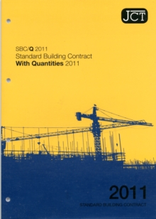 Image for SBC/Q 2011 - standard building contract with quantities 2011