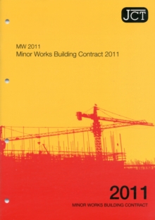 Image for Minor works building contract 2011  : MW 2011