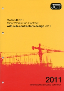 Image for Minor works sub-contract with sub-contractor's design 2011  : MWSub/D 2011