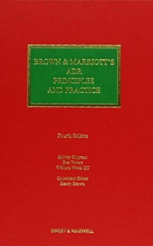 Image for Brown & Marriott's ADR principles and practice