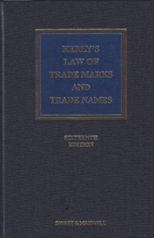 Image for Kerly's Law of Trade Marks and Trade Names