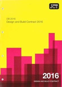 Image for JCT: Design and Build Contract 2016 (DB)