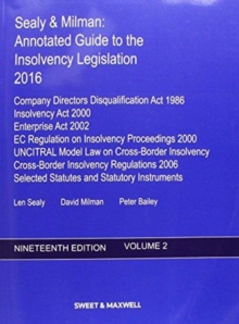 Sealy & Milman: Annotated Guide to the Insolvency Legislation 2016