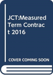 Image for JCT:Measured Term Contract 2016
