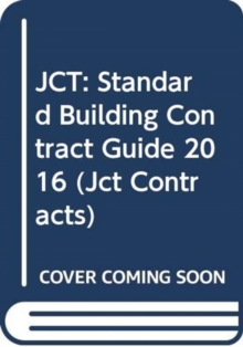 Image for SBC/G 2016 - standard building contract guide 2016
