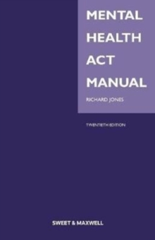 Image for Mental Health Act manual