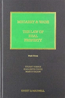 Image for Megarry & Wade: The Law of Real Property