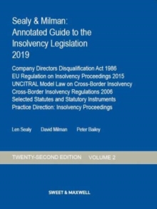 Image for Sealy & Milman: Annotated Guide to the Insolvency Legislation 2019
