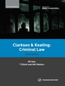 Image for Clarkson & Keating: Criminal Law: Text and Materials