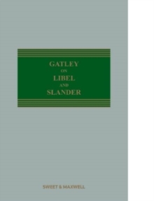 Gatley on Libel and Slander