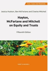 Image for Hayton, McFarlane and Mitchell: Text, Cases and Materials on Equity and Trusts