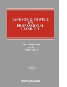 Image for Jackson & Powell on Professional Liability