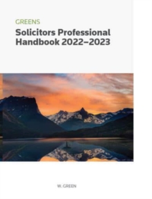 Image for Greens solicitors professional handbook 2022/23