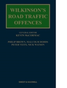 Image for Wilkinson's Road Traffic Offences