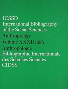 Image for IBSS: Anthropology: 1986 Vol 32