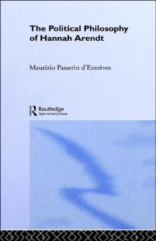 Political Philosophy of Hannah Arendt