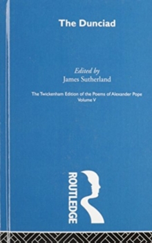 Twickenham Edition of the Poems of Alexander Pope