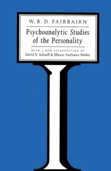 Psychoanalytic Studies of the Personality