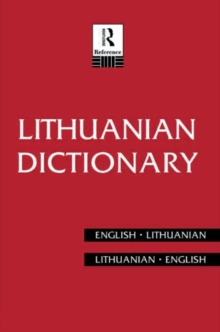 Image for Lithuanian dictionary  : English-Lithuanian, Lithuanian-English