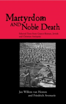 Image for Martyrdom and Noble Death