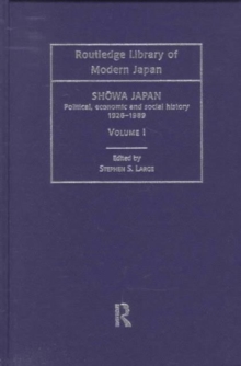 Image for Shåowa Japan  : political, economic and social history, 1926-1989