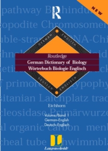 Image for Routledge German dictionary of biology  : German-EnglishVol. 1
