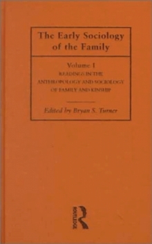 Image for The Early Sociology of the Family