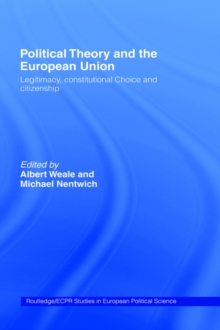 Image for Political Theory and the European Union
