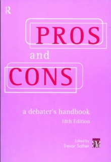 Image for Pros and cons  : a debater's handbook