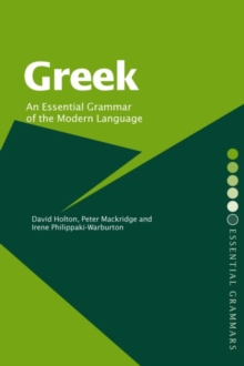 Image for Greek: An Essential Grammar of the Modern Language